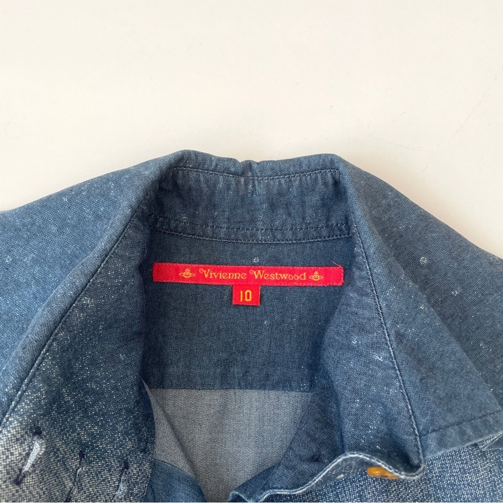 Vivienne Westwood Vintage F/W Archive 1992 Always On Camera Chambray Button-Up - Picture 8 of 16